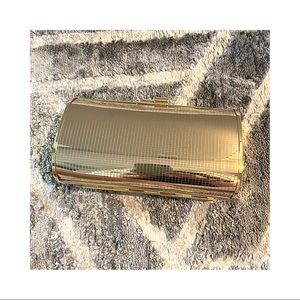 Gold Art Deco Clutch Hard-Sided Bag